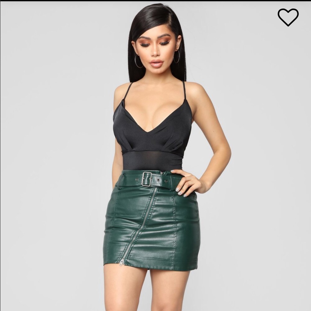 Pleather Skirt